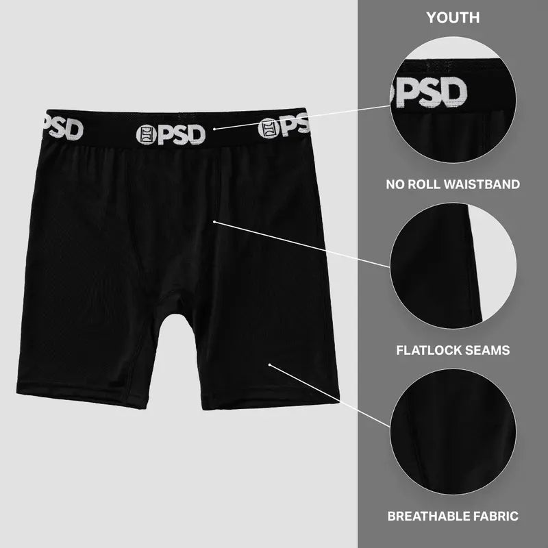 PSD Youth Boys Mystery Boxer Brief 10-Pack - Soft, Breathable and Stretch Comfortable Underwear