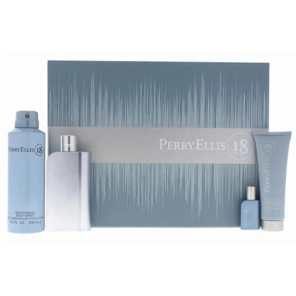 18 By Perry Ellis For Men (4pc Gift Set)