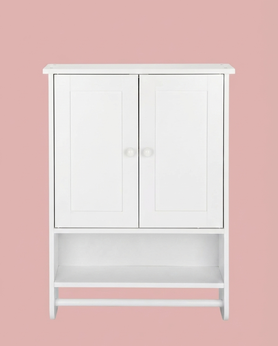 Modern Wall Mounted Bathroom & Kitchen Storage Cabinet – Space-Saving Organizer