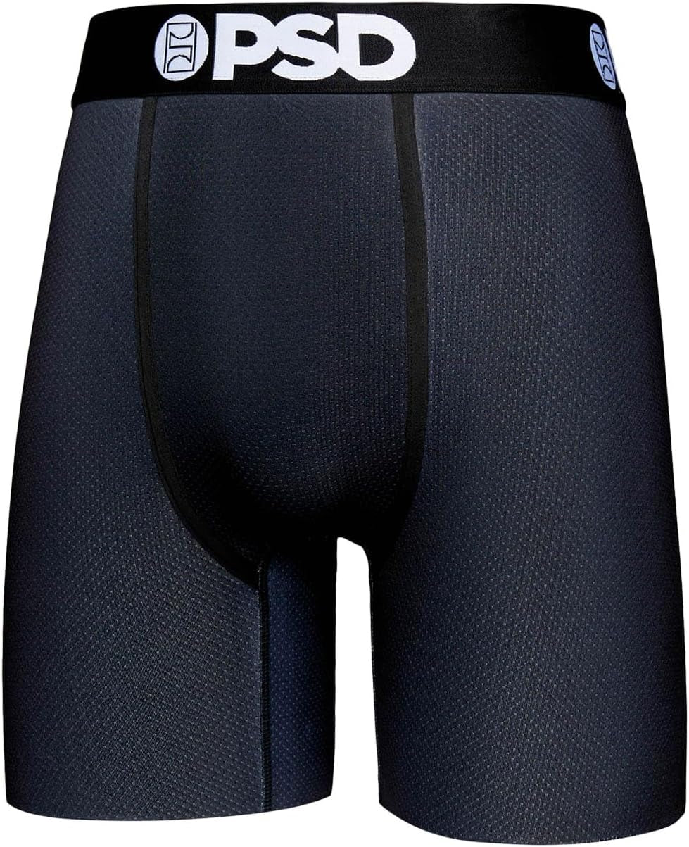 Underwear Mens Boxer Briefs - Athletic Micromesh Boxer Briefs, Standard Length, Soft & Breathable Boxer Briefs for Men
