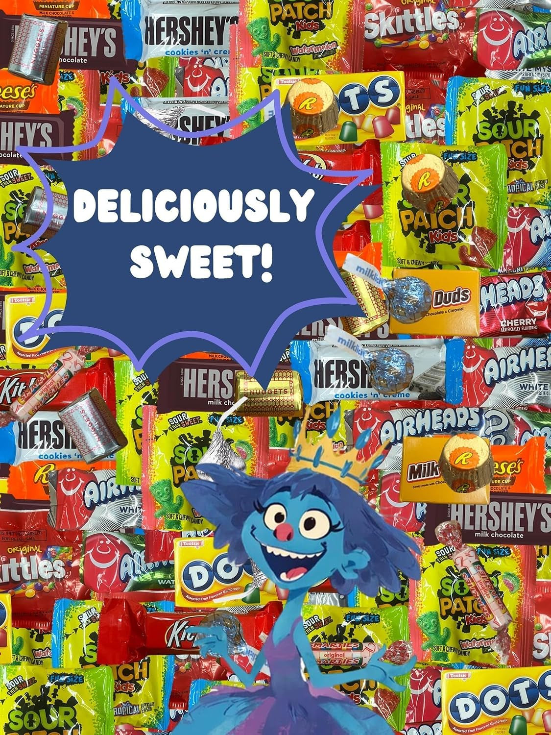 Chocolate and Candy Variety Pack - 2 LB Assorted Chocolate Candy Bulk - Bulk Candy Bag Candy Mix - Candy Bulk Individually Wrapped Candy - Chocolates - Variety Candy Bag - Halloween Candy