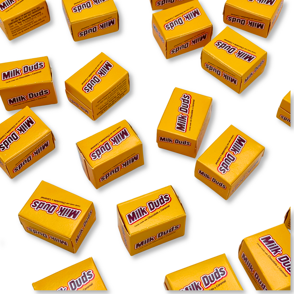 Milk Duds Chocolate and Caramel Candy – Snack Size Box – Bulk Value Bag