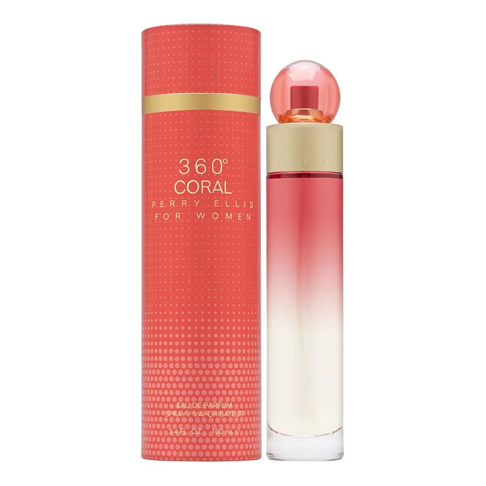 360 Coral By Perry Ellis For Women 3.4oz EDP Spray