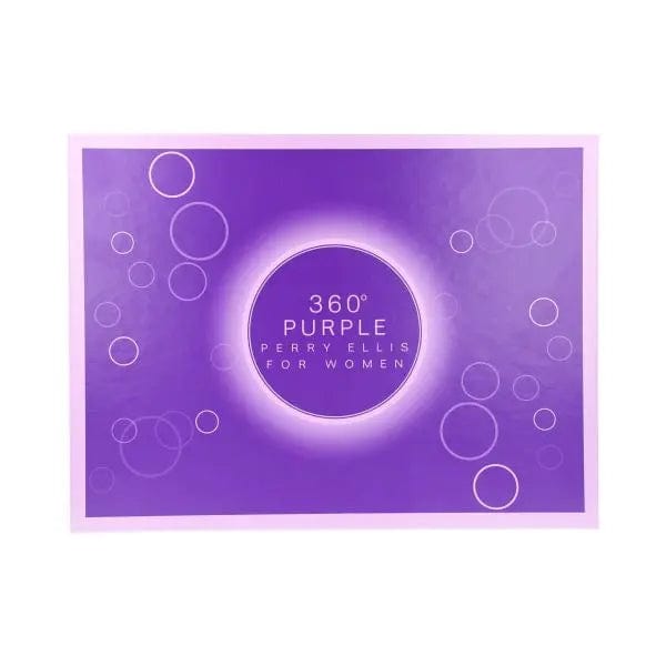 360° Purple By Perry Ellis For Women 4Pcs Set EDP Spray