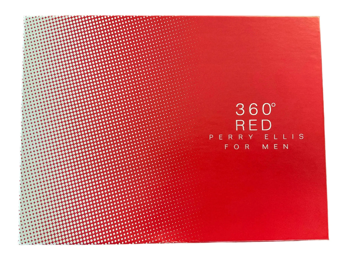 360 Red By Perry Ellis For Men 4Pcs Set EDT Spray