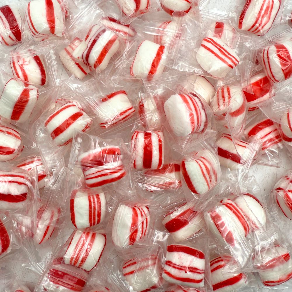 Peppermint Twist Hard Candy – Individually Wrapped –Bulk Value Bag