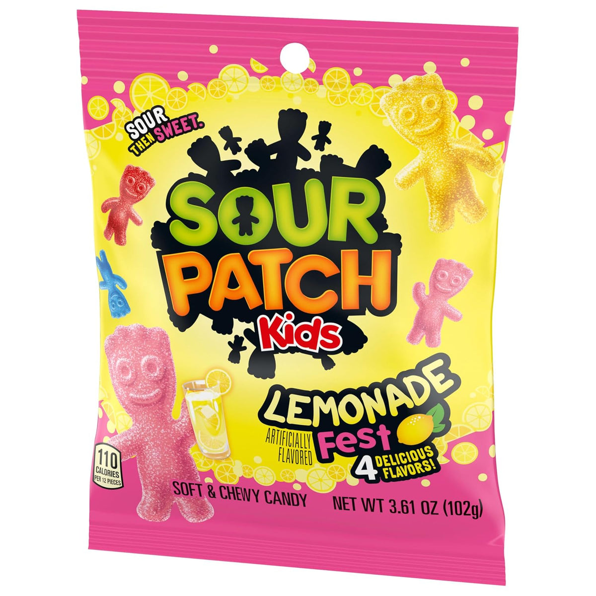 Lemonade Fest Soft & Chewy Gummy Candy, Bulk Candy, 12 Bags