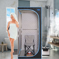 Weight Loss Sauna Tent Portable Full Body Steam Sauna Box Sauna Tent with Folding Chair Walking Sauna