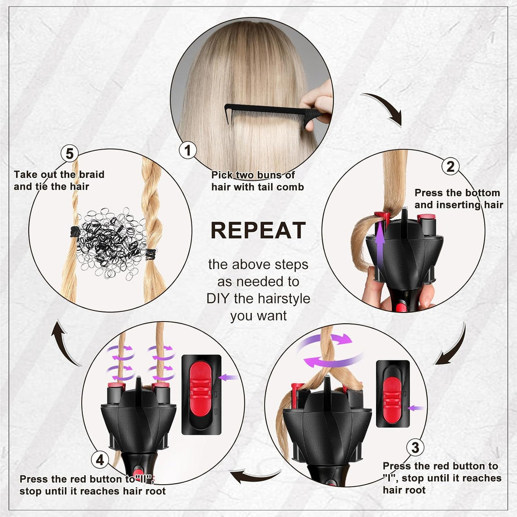 Automatic Braiding Machine Hair Twister for Women