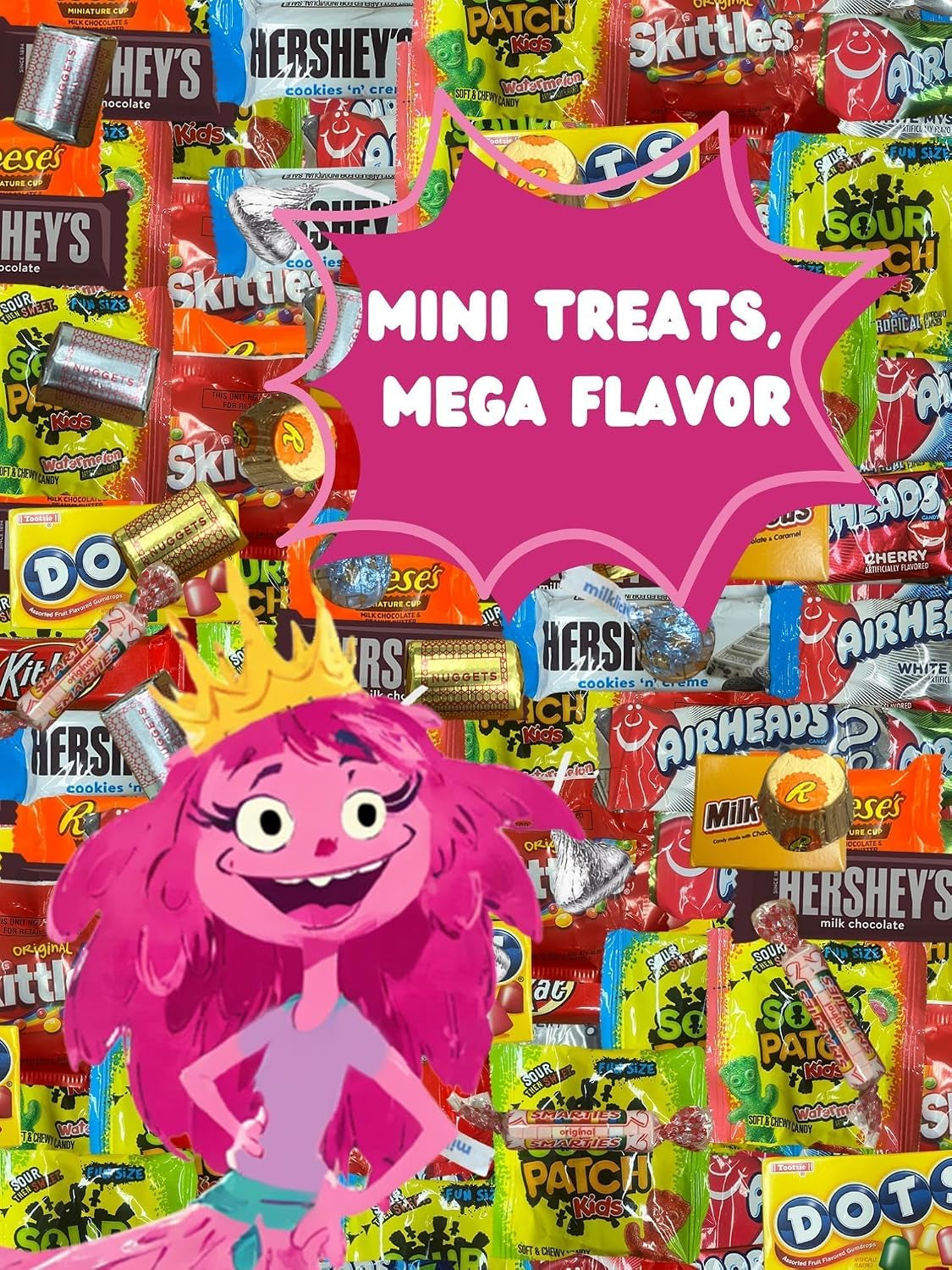 Chocolate and Candy Variety Pack - 2 LB Assorted Chocolate Candy Bulk - Bulk Candy Bag Candy Mix - Candy Bulk Individually Wrapped Candy - Chocolates - Variety Candy Bag - Halloween Candy