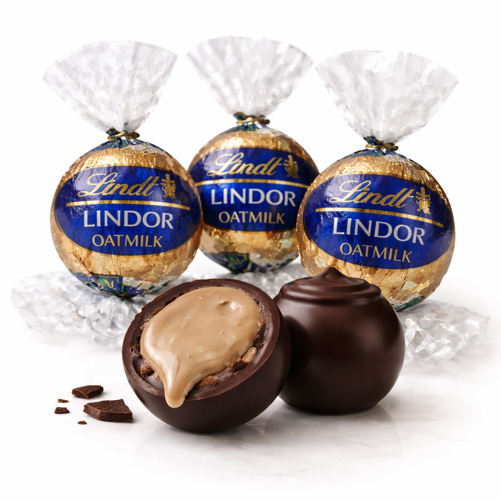 Lindt LINDOR Non-Dairy Oatmilk Dark Chocolate Truffles – Bulk Value Bag