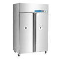Commercial Fridge and Freezer Combo, EQCHEN 48" 2 door Reach-In Commercial Refrigerator and Freezer Combination