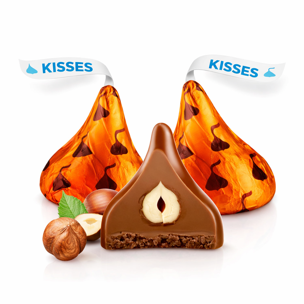 Hershey's Kisses Milk Chocolate with Hazelnut – Bulk Value Bag