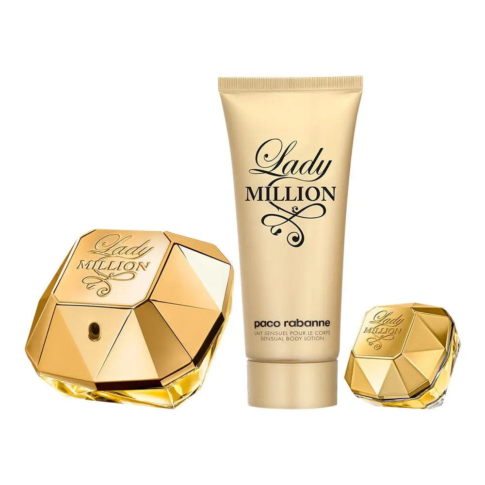 Lady Million By Paco Rabanne For women 3Pcs Set EDP Spray