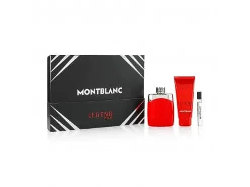 Legend Red By Montblanc For Men 3Pcs Set EDP Spray