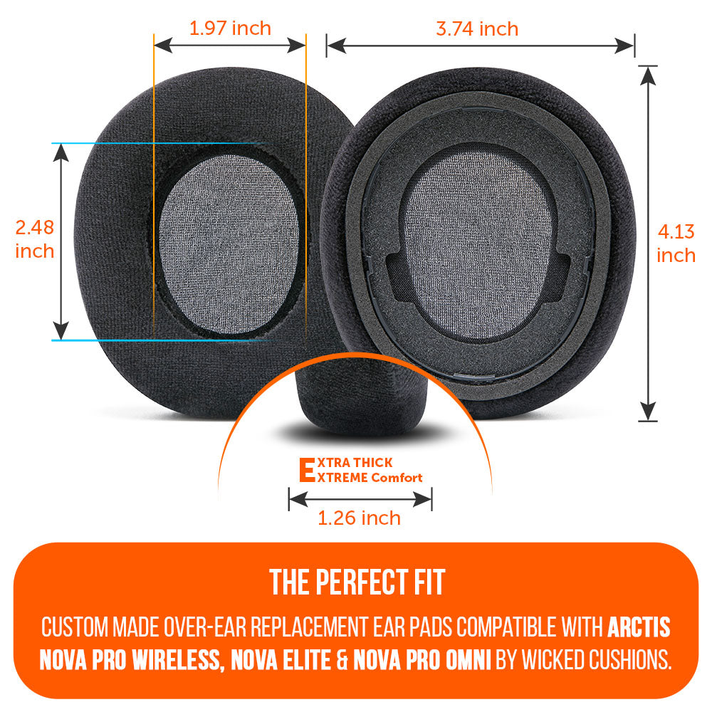 Nova Pro Wireless, Nova Elite & Nova Pro Omni Earpads - WC StealthZ