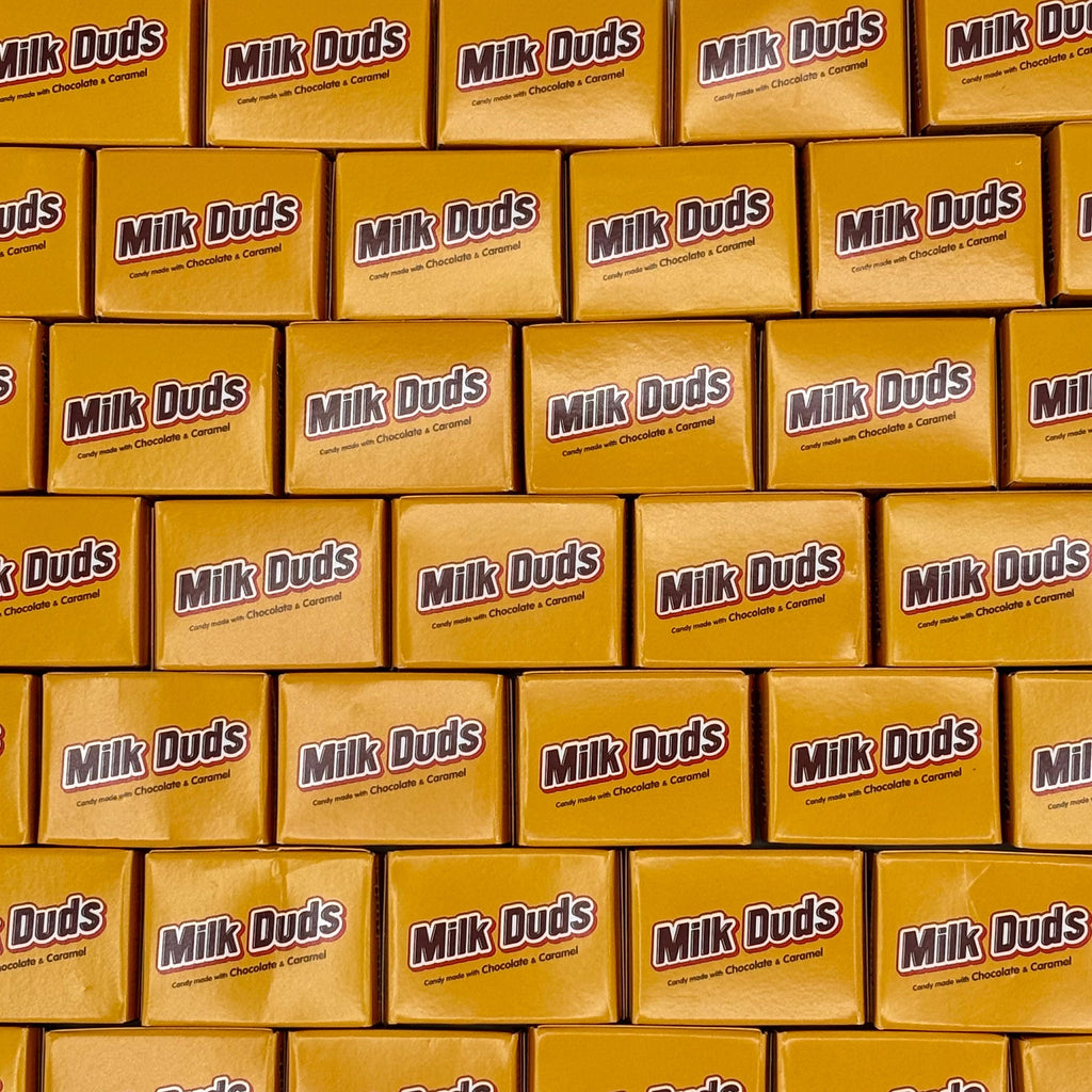 Milk Duds Chocolate and Caramel Candy – Snack Size Box – Bulk Value Bag