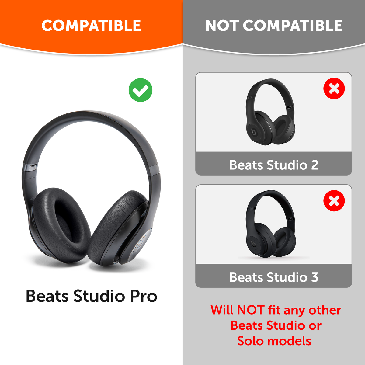 Beats Studio Pro Cooling Gel Earpads - WC FreeZe