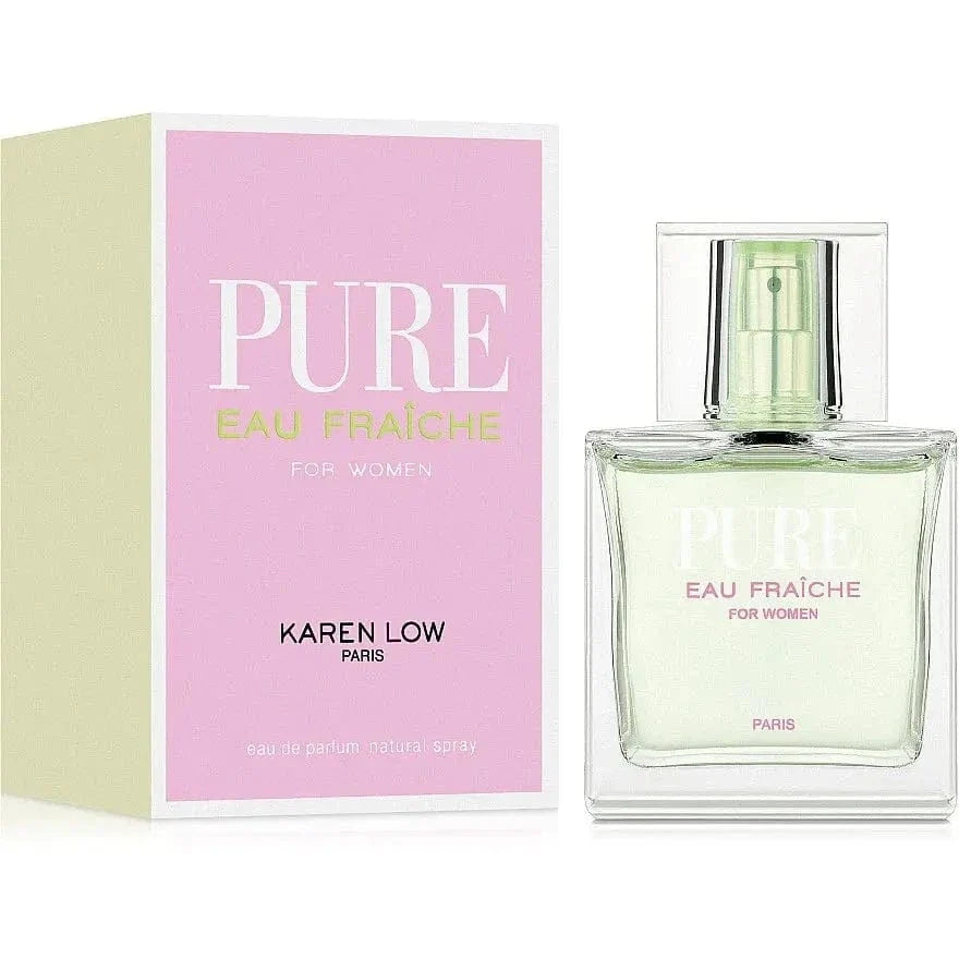 Pure Eau Fraiche By Karen Low For Women 3.4oz EDP Spray