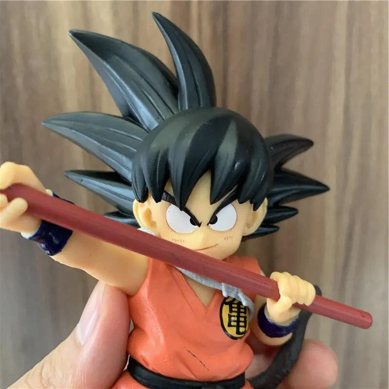 Naa Anime Dragon Ball Z Son Goku Kid Classic Scenes PVC Action Figure DBZ Goku Battle Piccolo Vegeta Master Roshi Model Toy 12cm