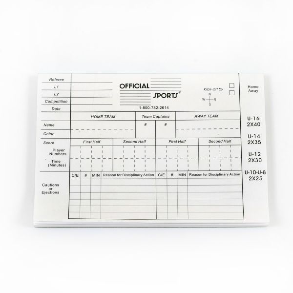 Soccer Report Forms