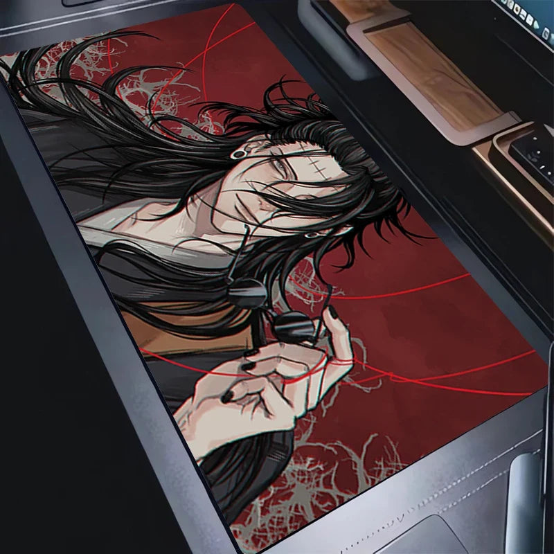 Mouse Pad Jujutsu Kaisen Geto Non-Slip Large Gaming Rubber Mouse Computer Keyboard Mats Game player accessories PC carpet XL XXL