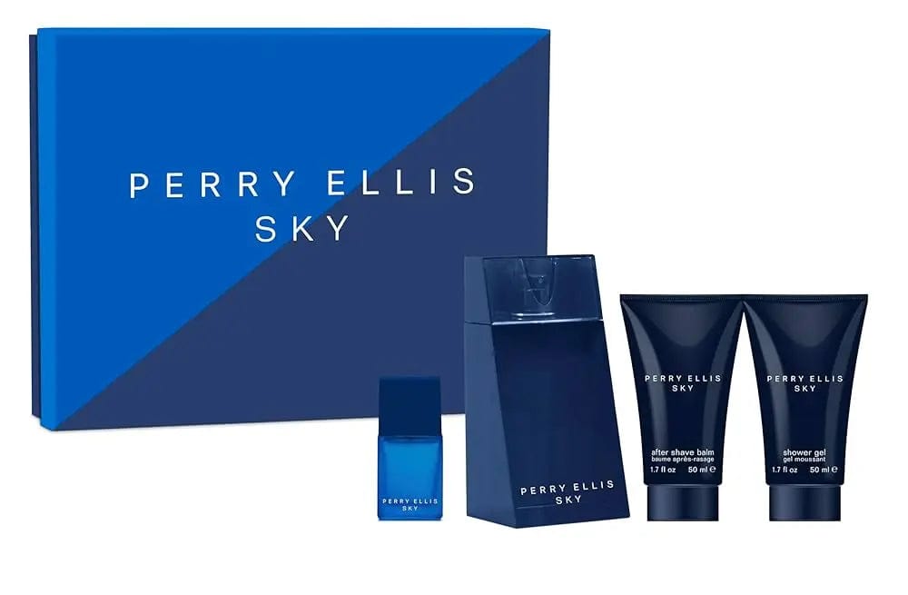 Sky By Perry Ellis For Men 4Pcs Set EDT Spray