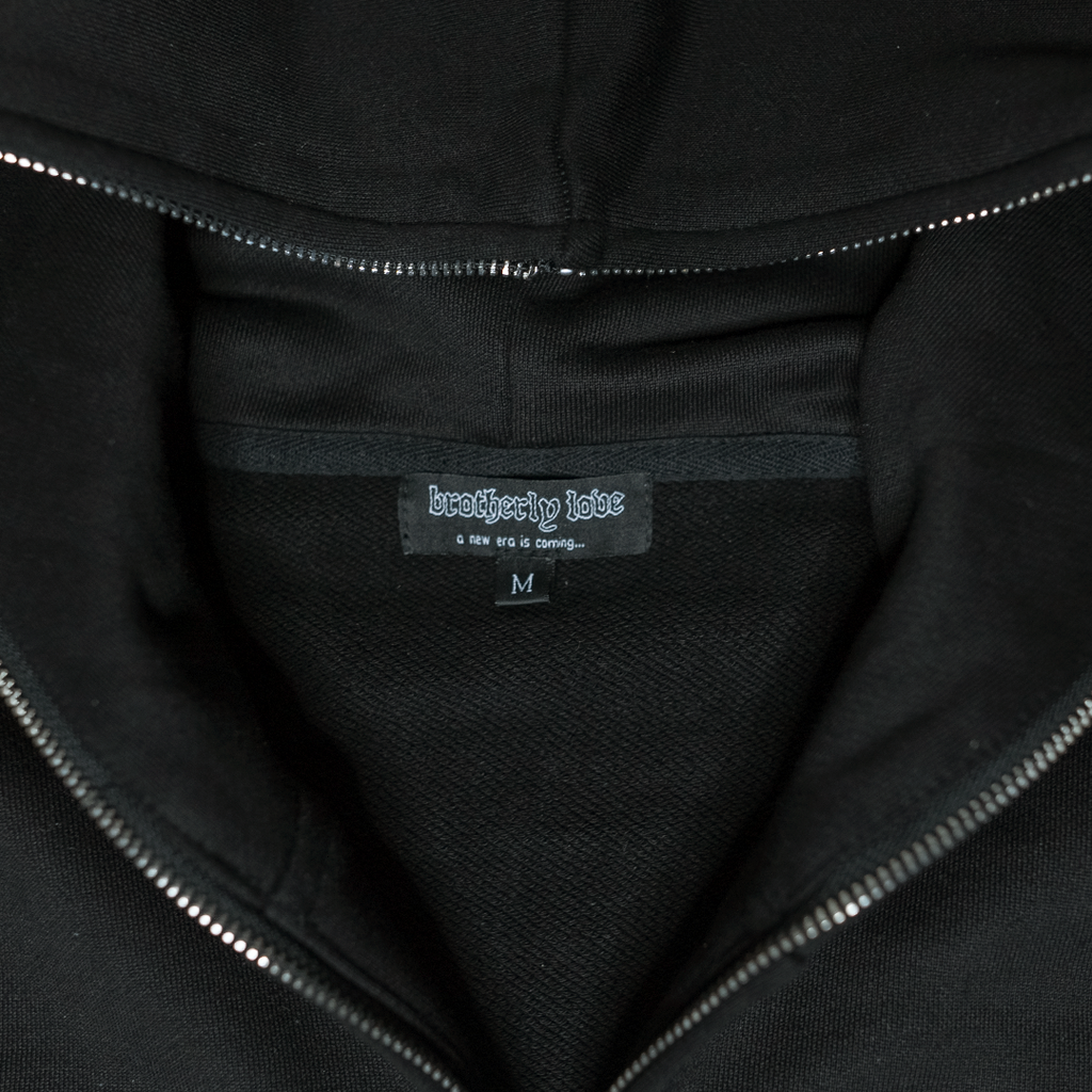 BL WEBSTAR FULL ZIP HOODIE (BLACK/WHITE)