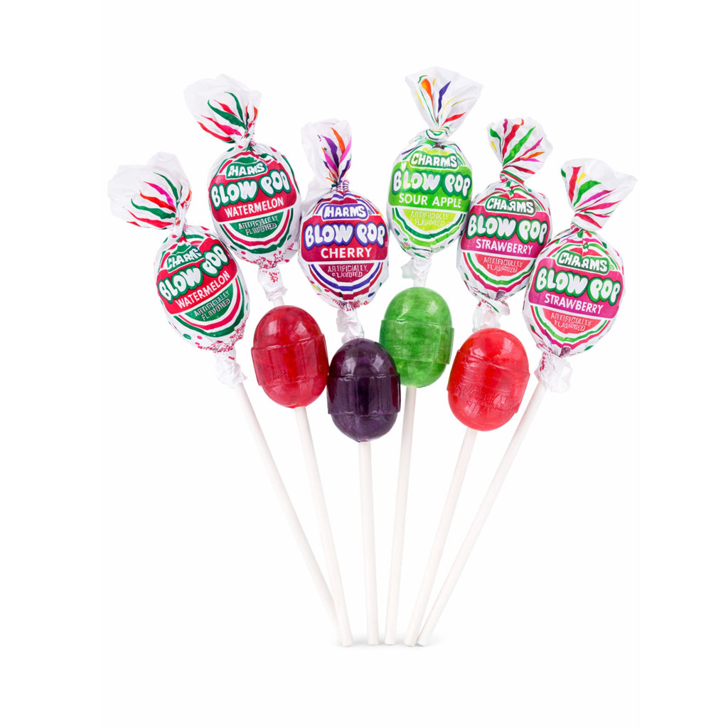 Charms Blow Pops Lollipops – Assorted Fruit Flavors – Bulk Value Bag