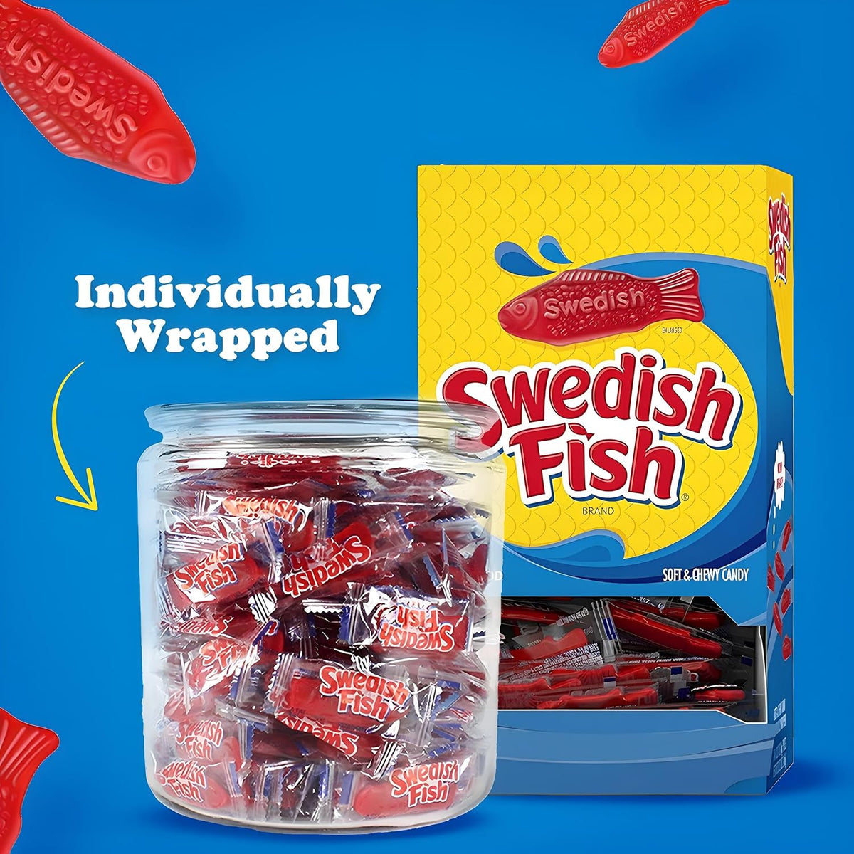 Individually Wrapped Soft & Chewy Gummy Candy, 240 Count