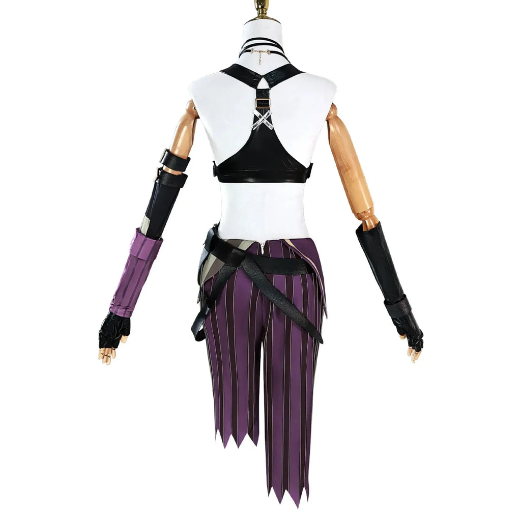 Arcane Jinx Cosplay Costume – LOL Season 2 Loli Outfit with Wig & Accessories