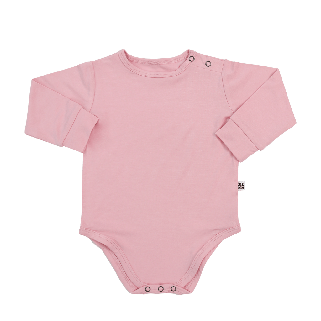 Candy Pink Long Sleeve Bodysuit