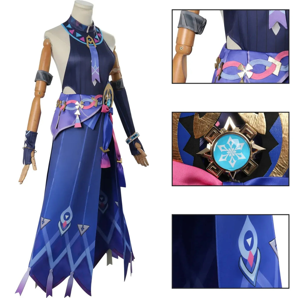 Genshin Citlali Cosplay Dress – Elegant Fantasy Outfit Set