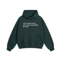 Compliments No One Complimented Dark Green Hoodie
