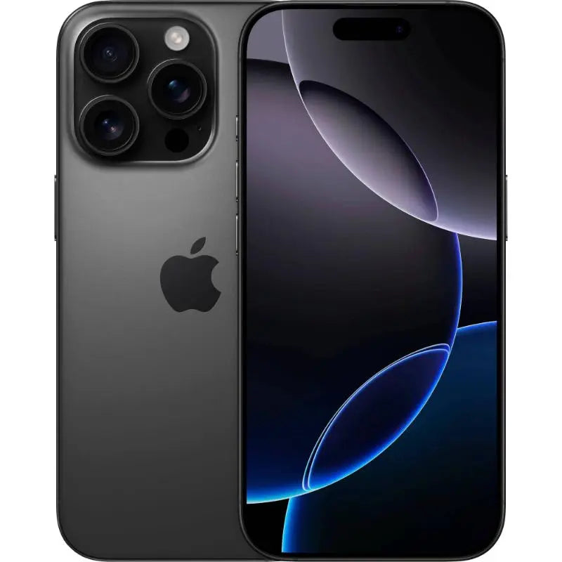 Refurbished Iphone 16 Pro Max (Unlocked)-Acceptable Condition with Case, Wireless Earbuds,Tempered Glass Screen Protector & 1 Year Warranty A3084