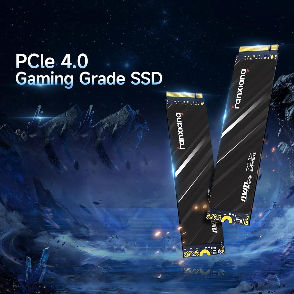 500GB Nvme SSD Pcie Gen4 M.2 SSD, up to 4700 Mb/S, Internal Gaming SSD for PS5, 3D NAND SLC Cache Solid State Drive Upgrade Storage for Pc/Laptops S690Q