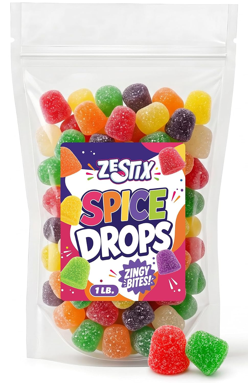 Spice Drops Candy 1 Lb. Bag, Perfect for Candy Bowls