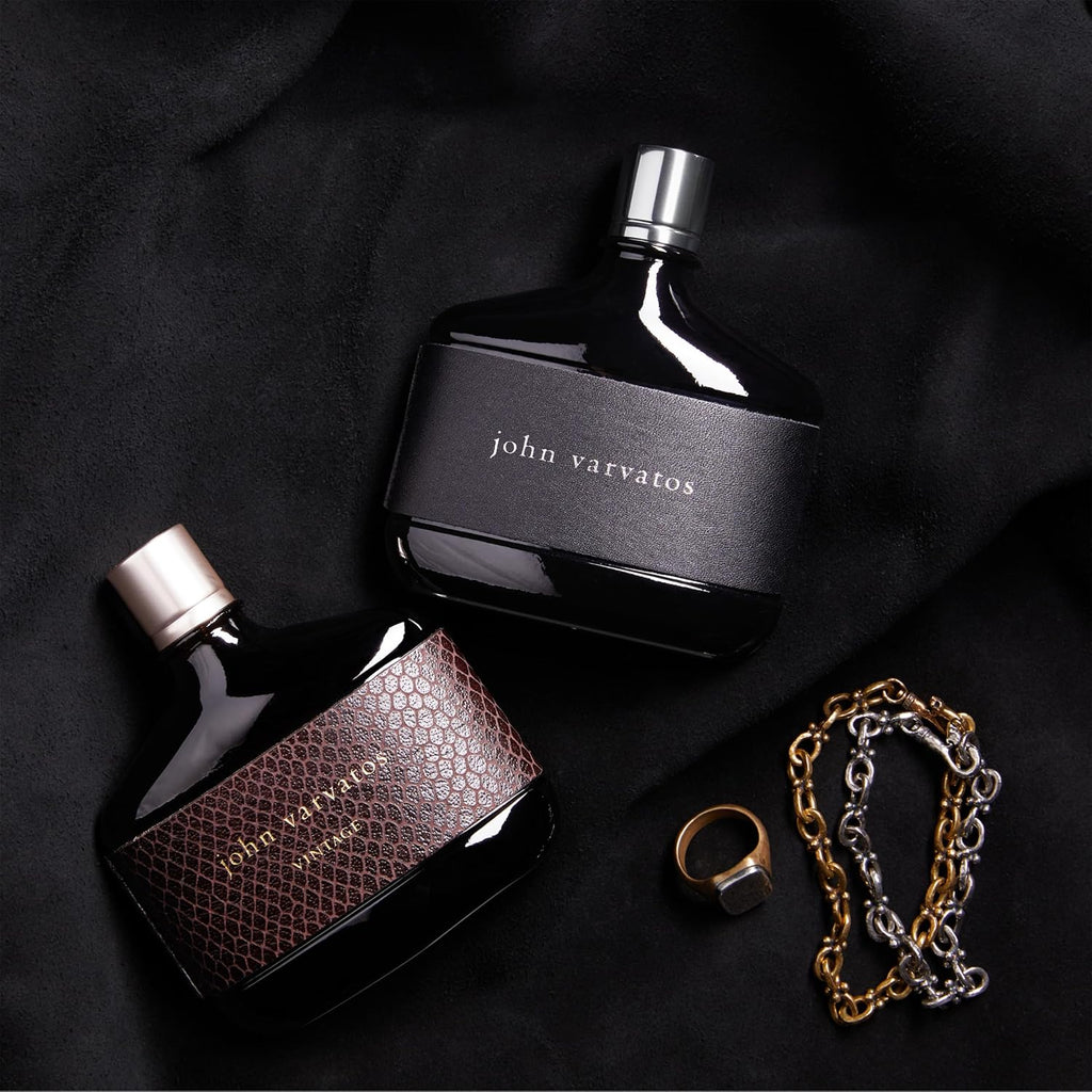 John Varvatos Men'S Cologne, Vintage Eau De Toilette EDT Spray, Aromatic Chypre Scent with Notes of Quince Paste, Patchouli & Tobacco Leaf