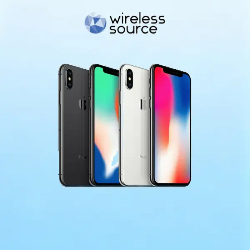 Refurbished Iphone X(Unlocked)-Excellent Condition with 1 Year Warranty A1865
