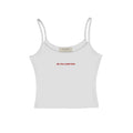 Compliments Flirt First, Argue Later Women's Tank White