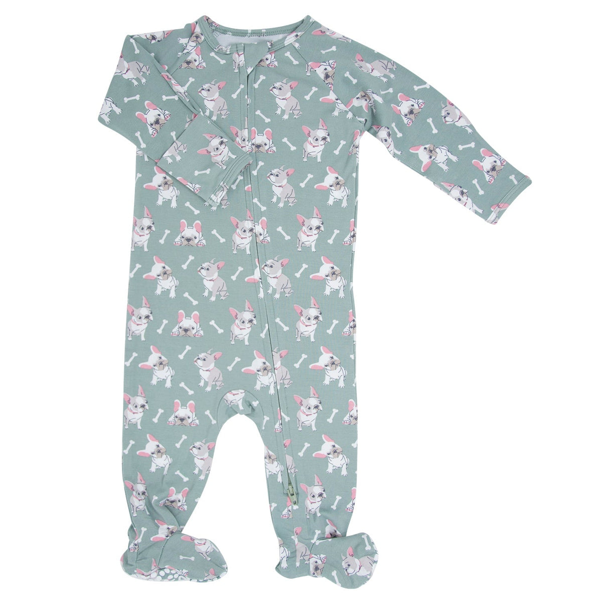 Ruff and Stuff Zipper Footie