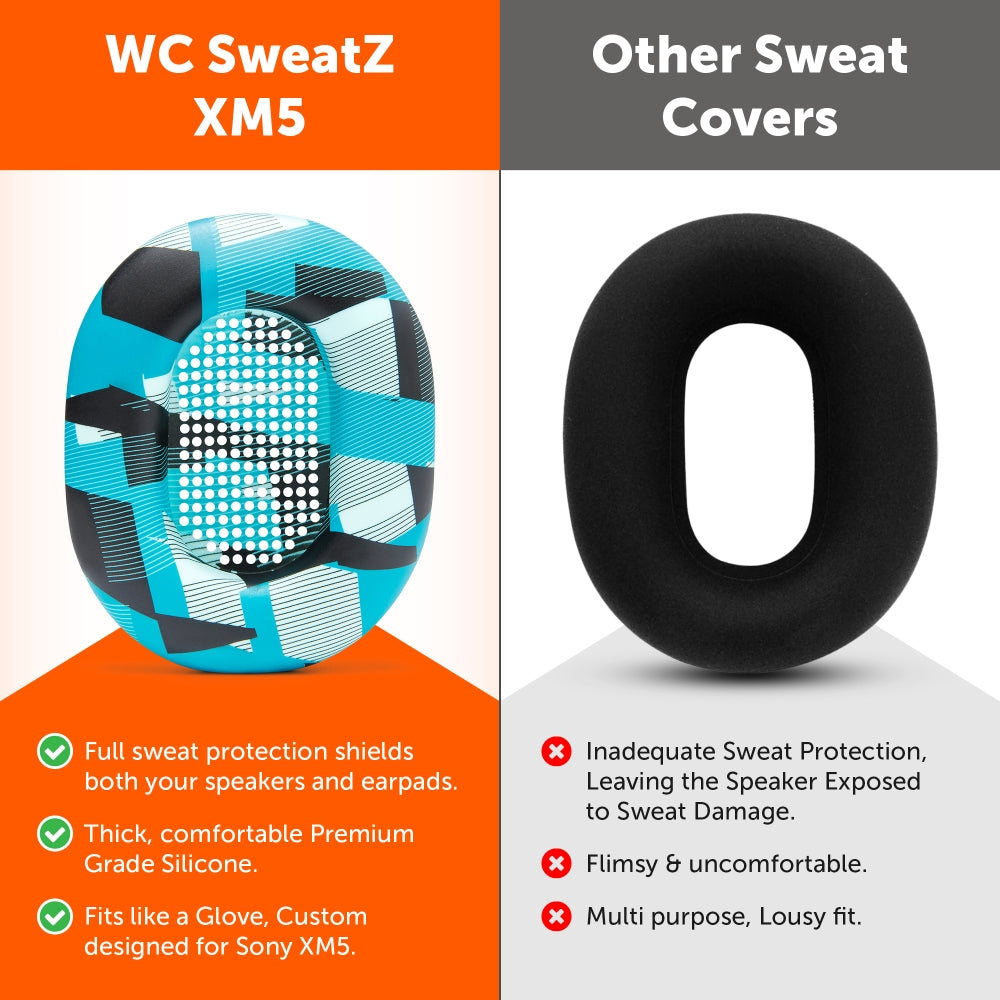 Sony WH-1000XM5 Earpad Sweat Covers - WC SweatZ